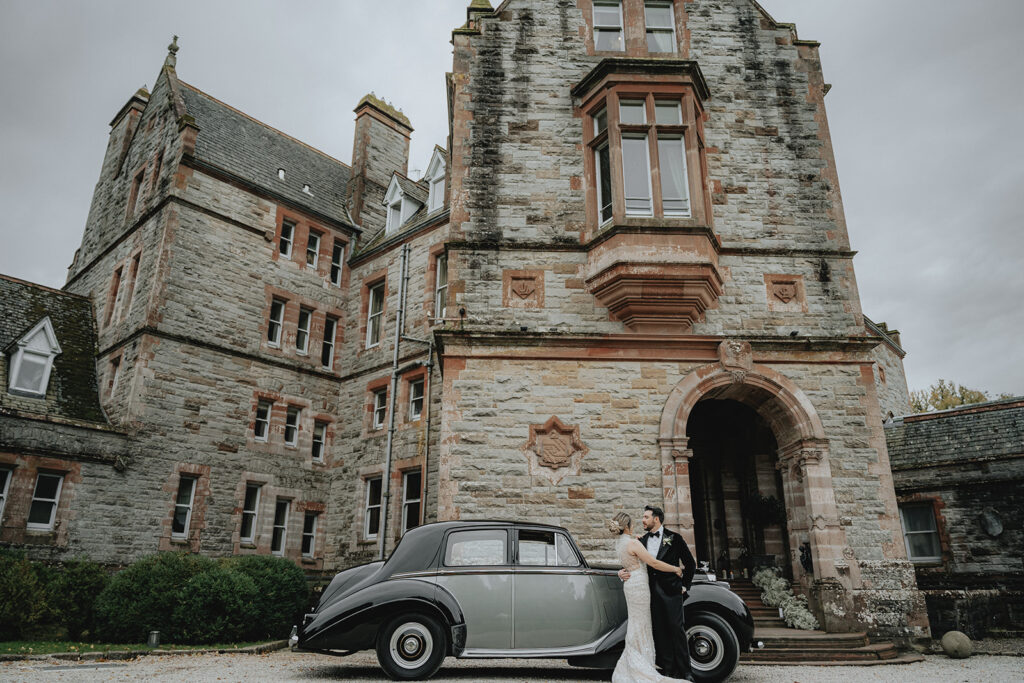 bride and groom before their dream wedding ceremony