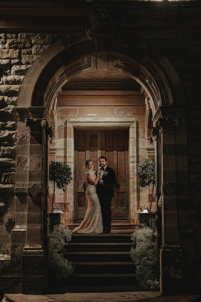 couple looking at the camera during their photoshoot