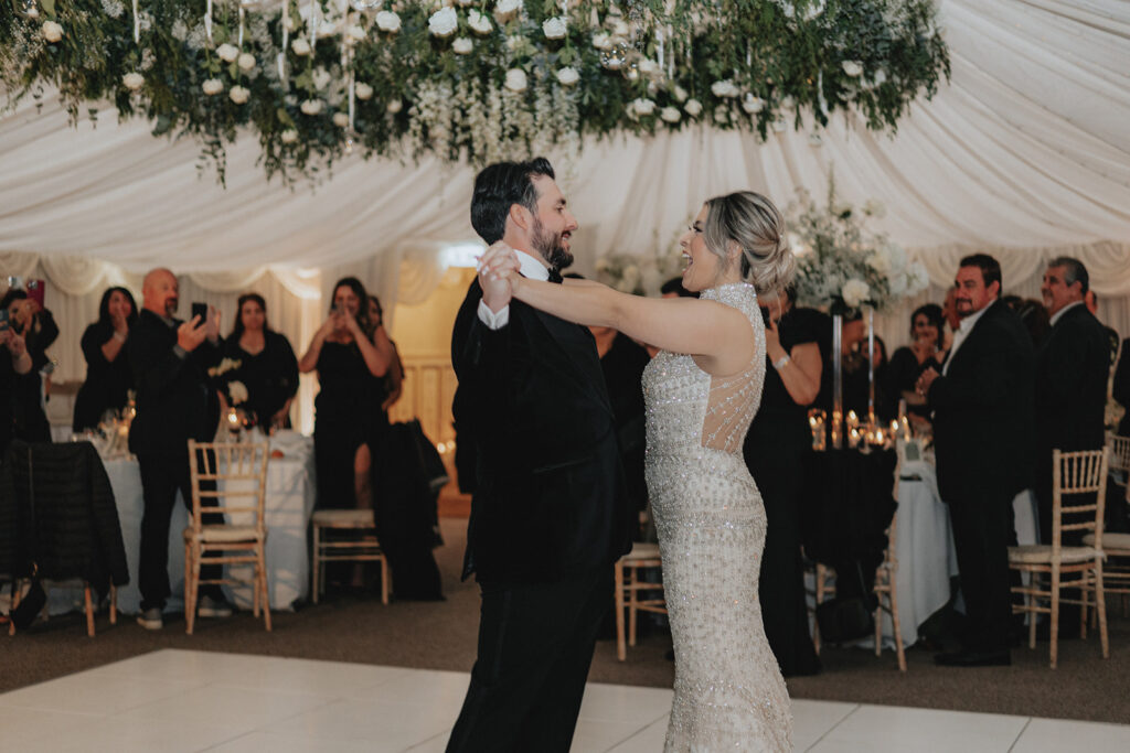 cute couple first dance