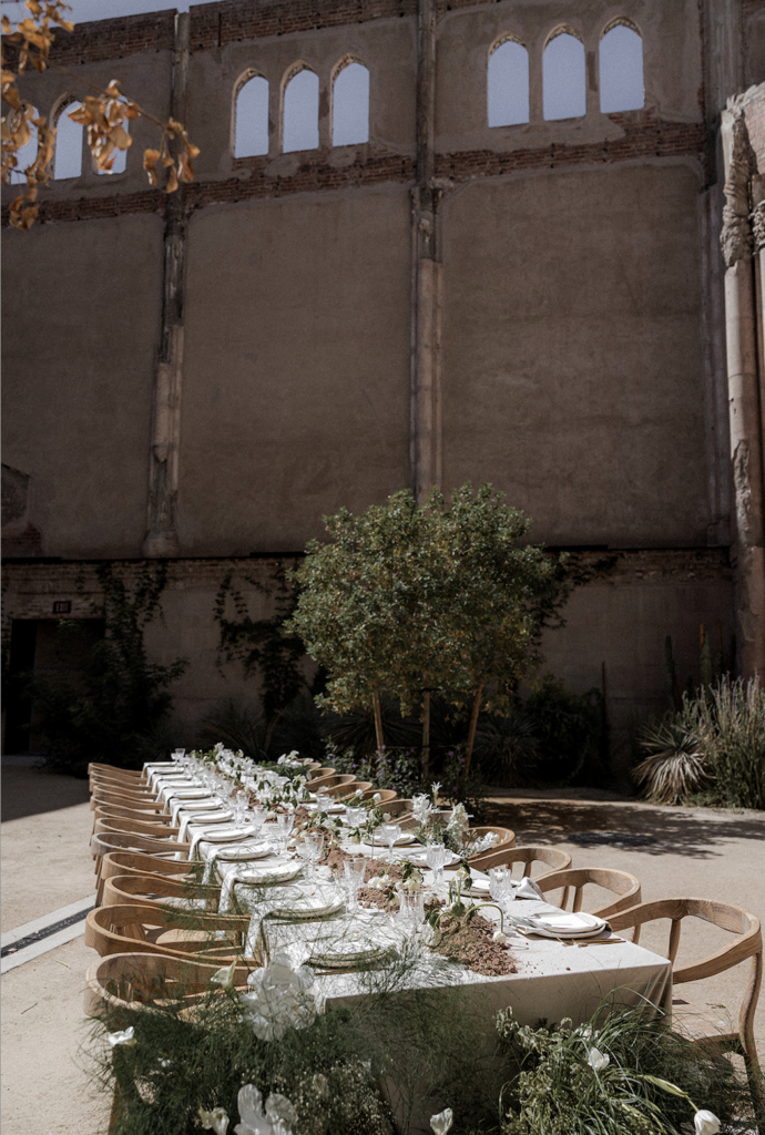 wedding detail photos of tablescape at the abbey in pheonix