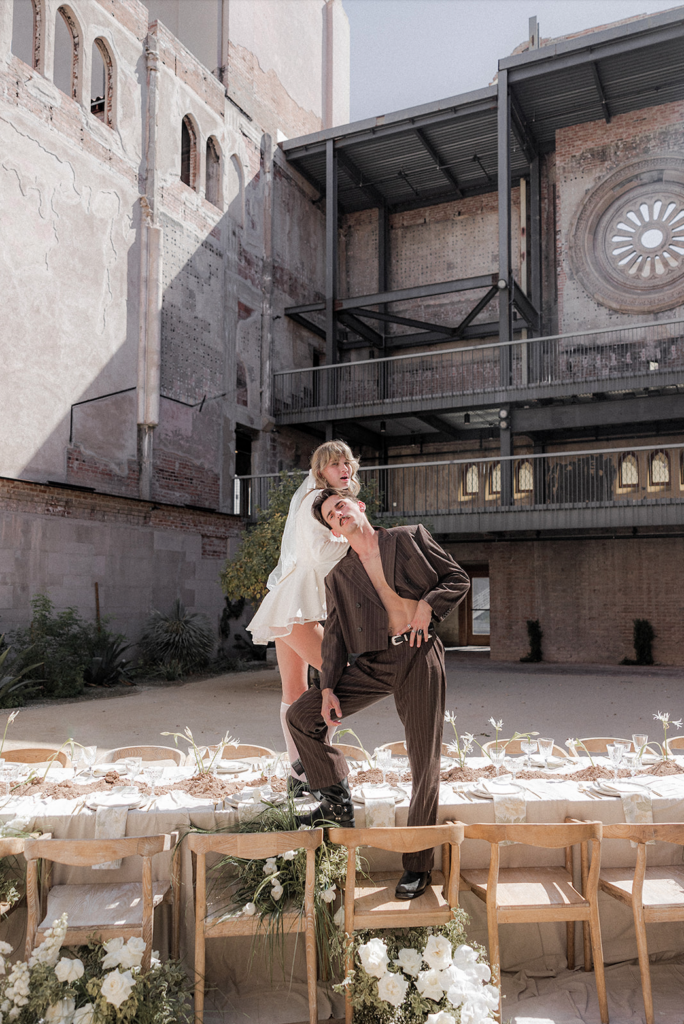 an edgy wedding at The Abbey in Pheonix 