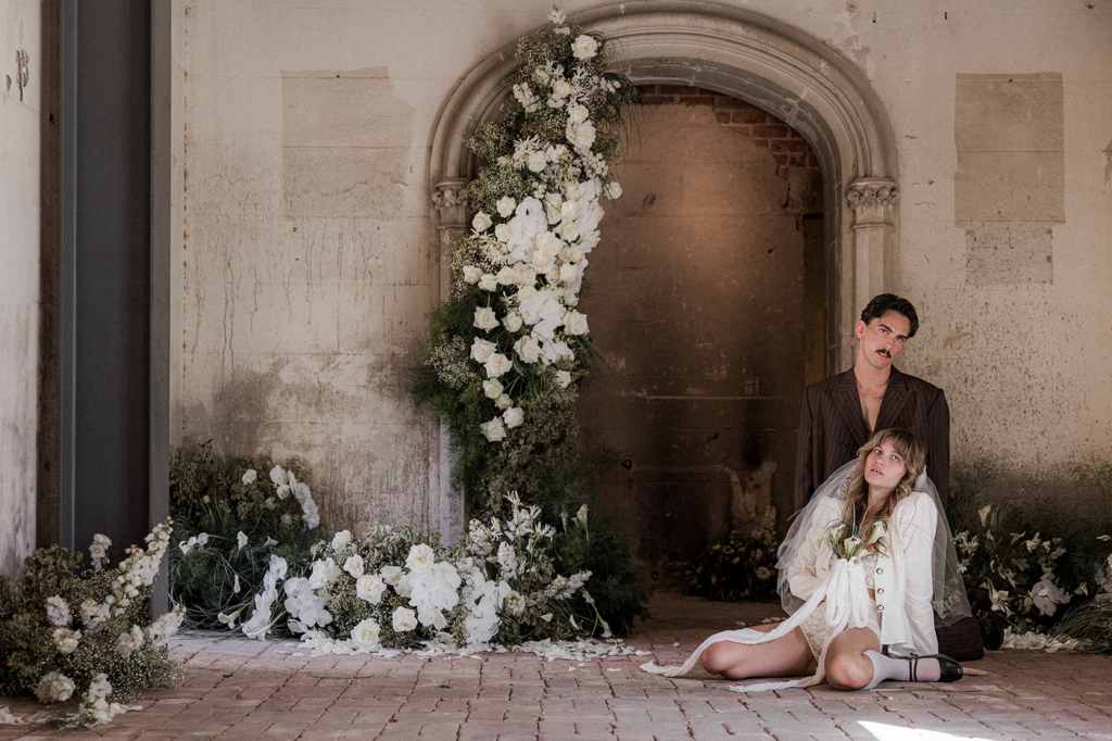 an edgy wedding at The Abbey in Pheonix 