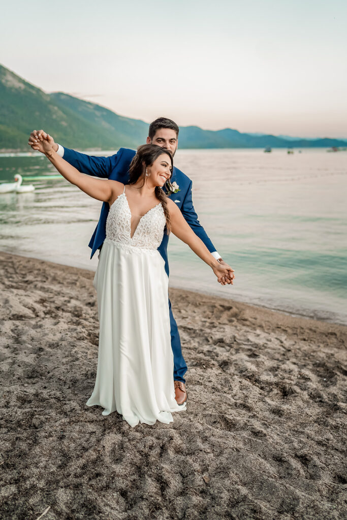 cute couple at their elegant wedding - Planning A Stress Free Wedding