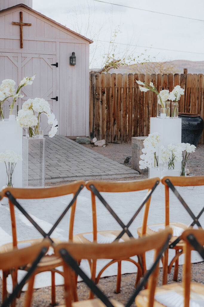 Beautiful ceremony decor