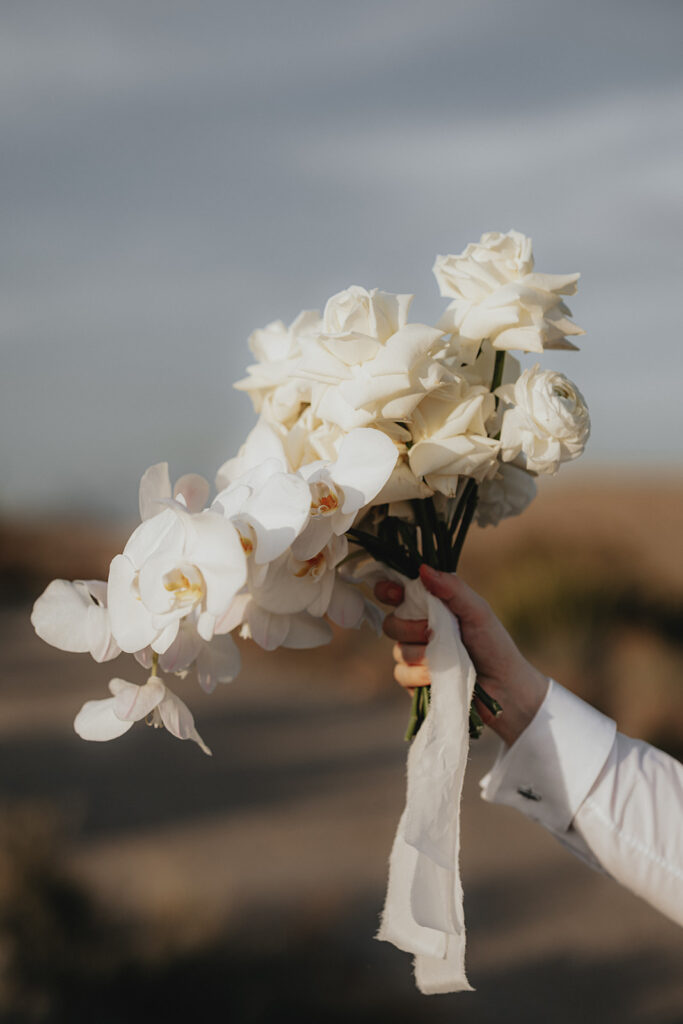 Stunning picture of the wedding bouquet