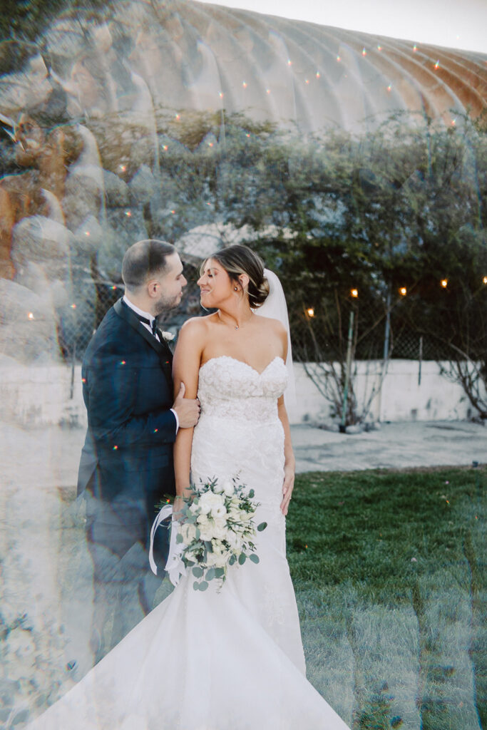 couple before heading to their reception party