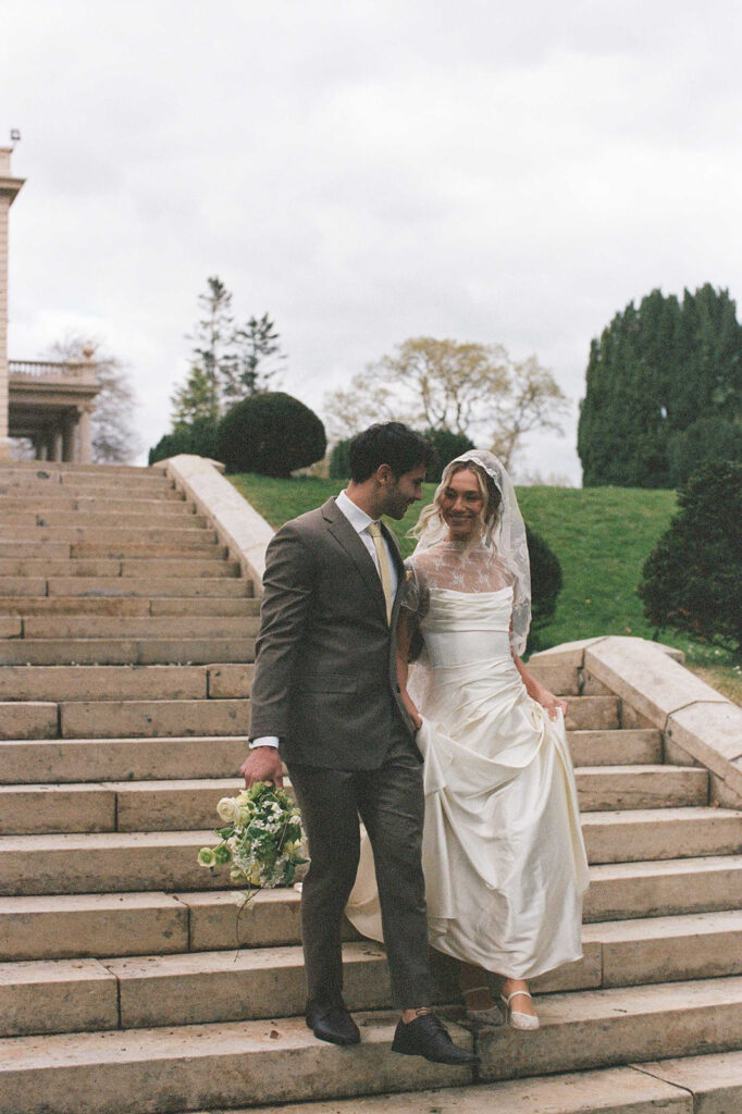 cute couple at their dream destination wedding